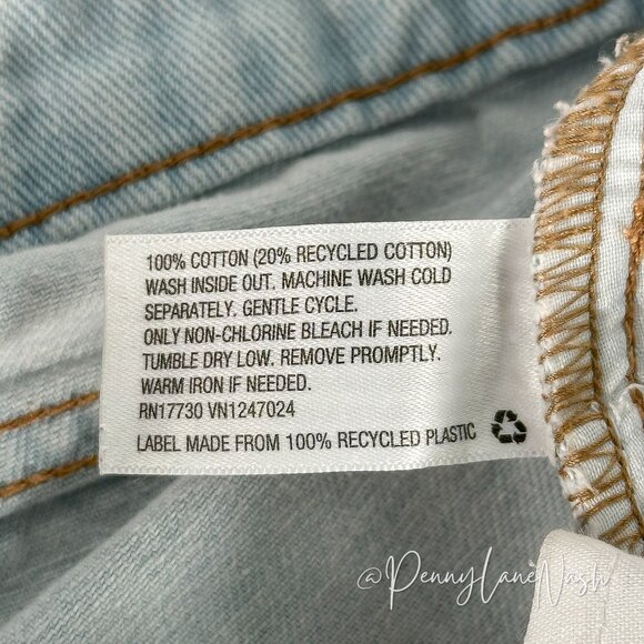 Wild Fable Super High-Rise Cut Off Shorts Size 4 - Picture 11 of 15